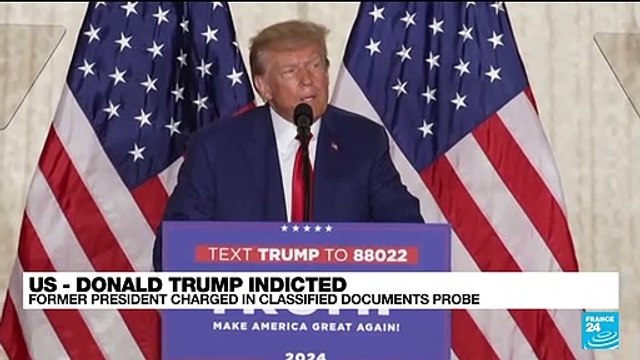 Trump says he's innocent after announcing indictment over classified docs