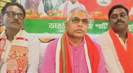 যাঁরা উন্নয়নকে দাঁড় করিয়েছেন কেউ তিহারে ভাত খাচ্ছেন কেউ অন্য জেলে! বিস্ফোরক দিলীপ