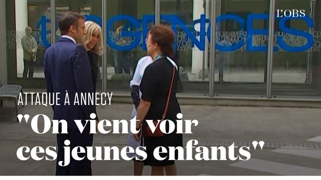 Attaque au couteau à Annecy : le couple Macron au chevet des enfants blessés, à Grenoble