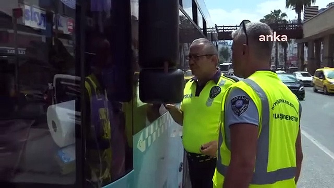 Contrôle de la climatisation dans les bus publics à Antalya