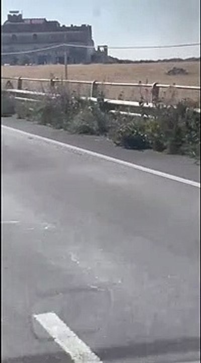 A fuoco un'auto a  Ragusa