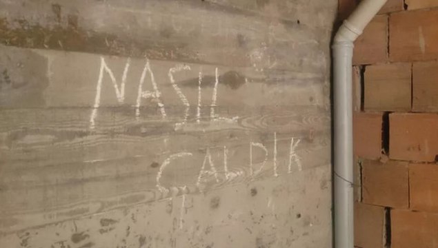 Kastamonu'da inşaat halindeki binadan hırsızlık yapıp duvara 'nasıl çaldık' yazdılar