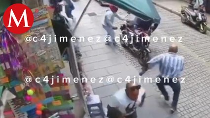 Extorsionadores balean a un comerciante en Correo Mayor