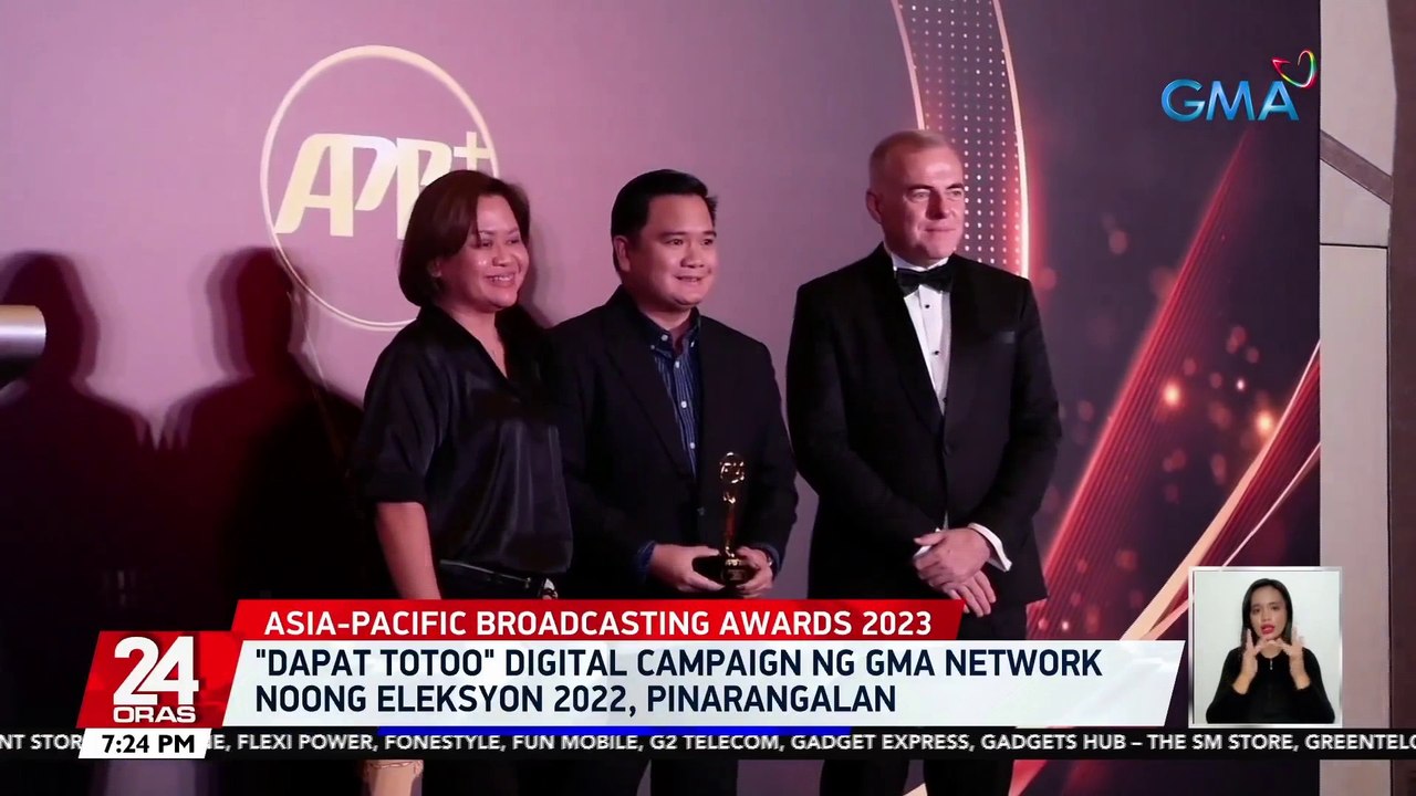 "Dapat Totoo" digital campaign ng GMA Network noong Eleksyon 2022, pinarangalan | 24 Oras