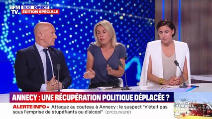 "Est-ce décent de repasser les vidéos en boucle ?" : Laure Lavalette (RN) s'en prend à BFMTV sur l'attaque d'Annecy