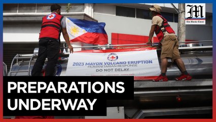 Red Cross organizations pool resources for Mayon, Taal victims