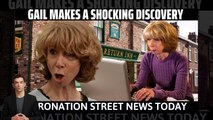 Coronation Street spoilers _ Gail makes a shocking discovery _ #corrier
