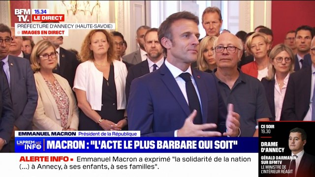 Emmanuel Macron: Nous pouvons nourrir le plus grand des espoirs pour les enfants et les adultes qui ont été touchés, les choses vont continuer à aller en s'améliorant