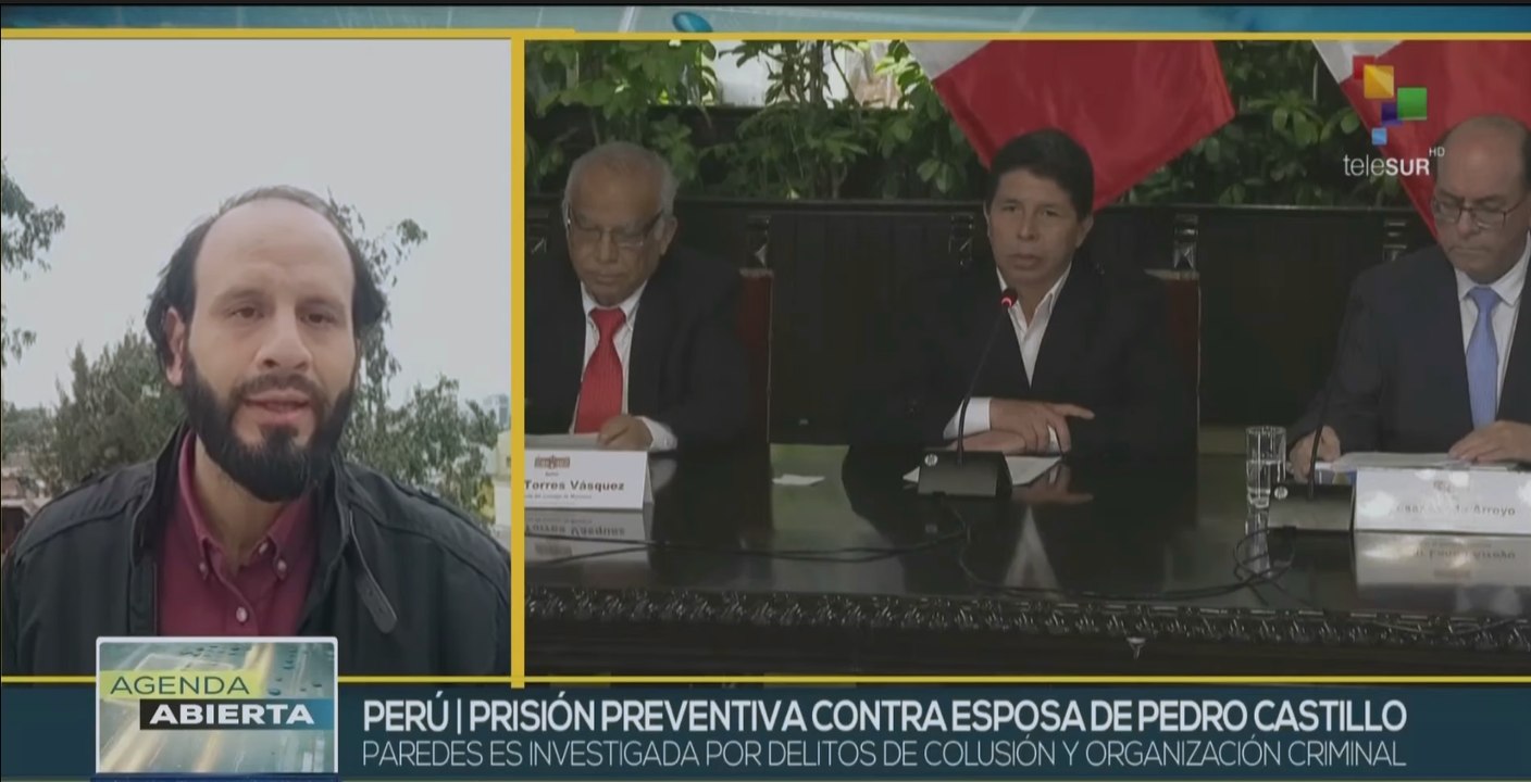 Poder judicial de Perú decide resolución de prisión preventiva contra esposa de expresidente