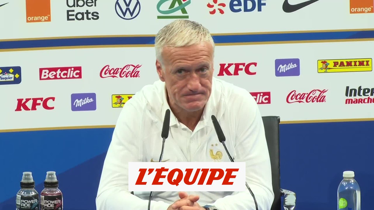 Deschamps : «C'est une période difficile» - Foot - Qualif. Euro 2024 - Bleus