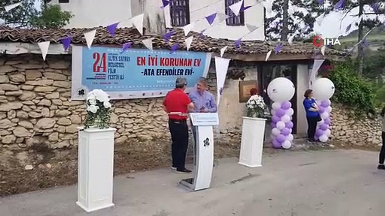 Safranbolu'da En İyi Korunan Eve Ödül Verildi