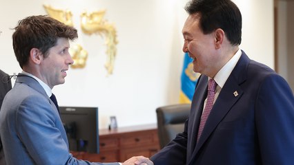 尹, '챗GPT 아버지' 샘 알트만 접견..."韓 반도체 중요" / YTN