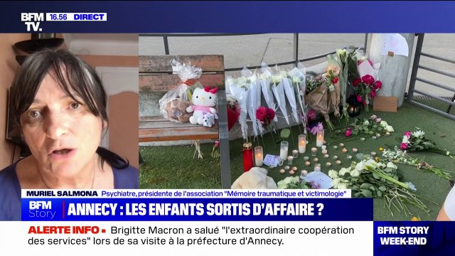 Enfants poignardés à Annecy: Ce n'est pas parce qu'ils n'en auront pas de souvenirs, qu'ils n'auront pas de psychotraumatismes , explique la psychiatre Muriel Salmona