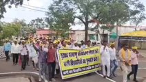 सिवनी: सरकार की इस परियोजना पर ग्रामीणों को आपत्ति,प्रदर्शन कर जताई नाराजगी