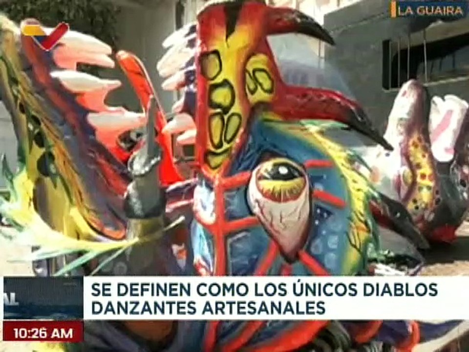 Integrantes de Los Diablos Danzantes de Naiguatá los definen como los únicos Diablos artesanales