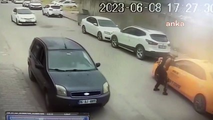 Polisle çatışmaya girdi! O anlar saniye saniye kameralara yansıdı