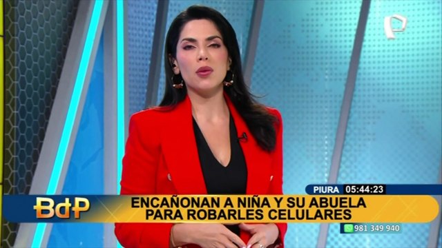 Encañonan a una niña y a su abuela para robarles sus teléfonos celulares en Piura