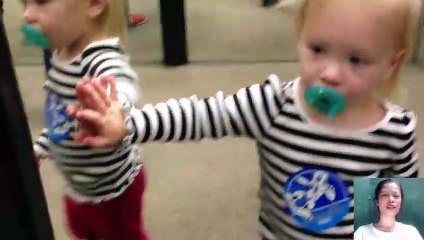 Who are you_ - Adorable Baby Talking to the Mirror __ Funny Babies