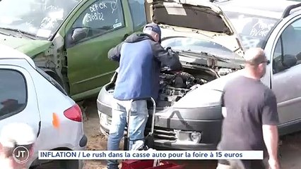 INFLATION / Le rush dans la casse auto pour la foire à 15 euros