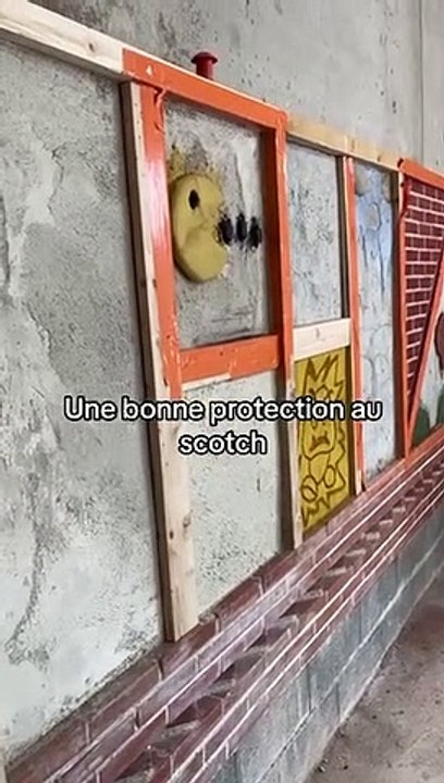 Une bonne protection au scotch
