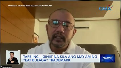Tape Inc., iginiit na sila ang may-ari ng "Eat Bulaga" trademark | Saksi