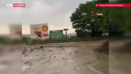 Ankara-Kırıkkale karayolu ulaşıma kapandı