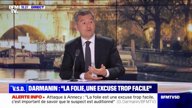 Attaque au couteau à Annecy: Gérald Darmanin salue le courage des gens qui sont intervenus
