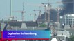 Hamburg: Brand auf Baustelle in der HafenCity