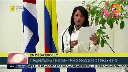 Pdte. Díaz-Canel resalta el aporte y compromiso de Cuba en el proceso de paz colombiano