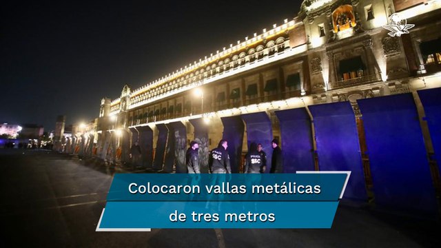 Ante protestas contra GN en el Metro ‘blindan’ Palacio Nacional y Bellas Artes