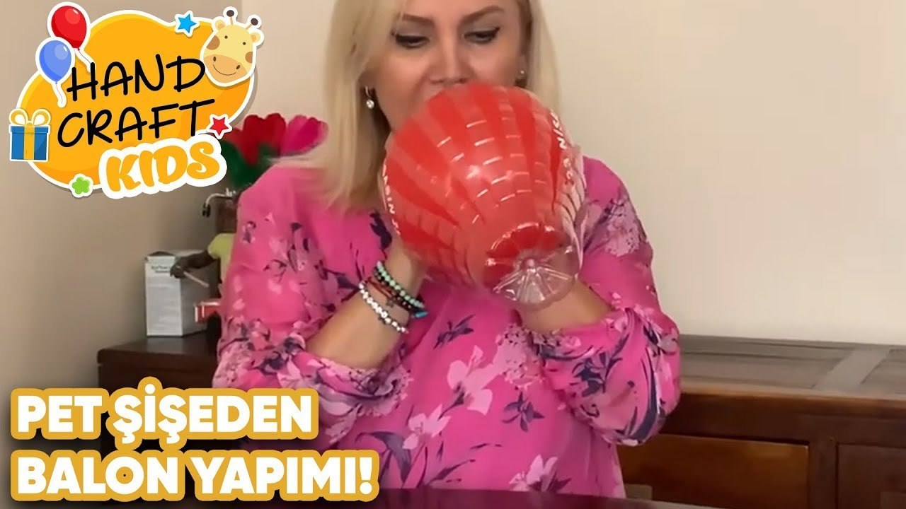 Pet Şişeden Balon Yapımı! | Handcraft TV Kids