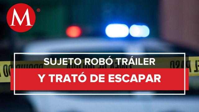 Reportan persecución a balazos por robo de tráiler en Autopista Veracruz-Xalapa