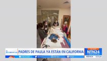 Imágenes: Así fue el reencuentro de los padres con la familia de Paula Durán, la colombiana con cáncer terminal en EE. UU.