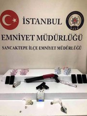 Sancaktepe'de iş yerinden projektör çalan hırsız yakalandı