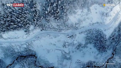 Artvin'de kar sebebiyle bir haftadır kapalı olan yol ulaşıma açıldı