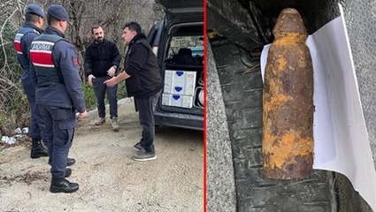 Müzeyi gezen jandarma komutanı, top mermisindeki detayı görünce hemen ekipleri çağırdı!  Facianın eşiğinden dönüldü