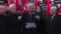 Türkiye Emekli Astsubaylar Derneği, İsveç Büyükelçiliği'ne Siyah Çelenk Bıraktı