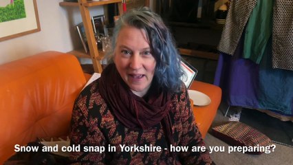 UK Snow: Cold snap in Yorkshire  as people prepare for the cold weather