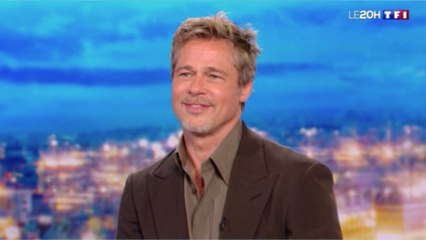 GALA VIDÉO - Brad Pitt déchaîné face à Anne-Claire Coudray : sa petite danse au 20h fait mouche !