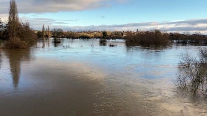 Views by the Wilton Bridge, Ross-on-Wye, Monday 16 January 2023