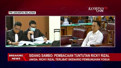 Tetap Nyatakan Bersalah, JPU: Ricky Rizal Telah Menyatukan Kehendak dengan Ferdy Sambo