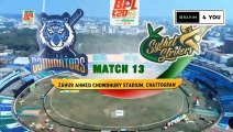 BPL 2023 Match 13 Highlights | Dhaka  Dominators vs Sylhet Strikers Highlights