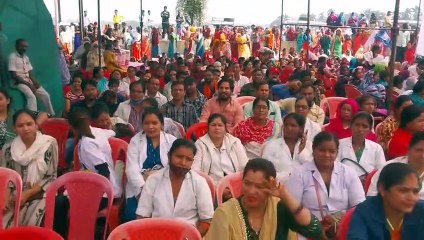 संविदा स्टाफ नर्सेज का धरना,  नियमितीकरण की मांग को लेकर करेंगे आंदोलन तेज