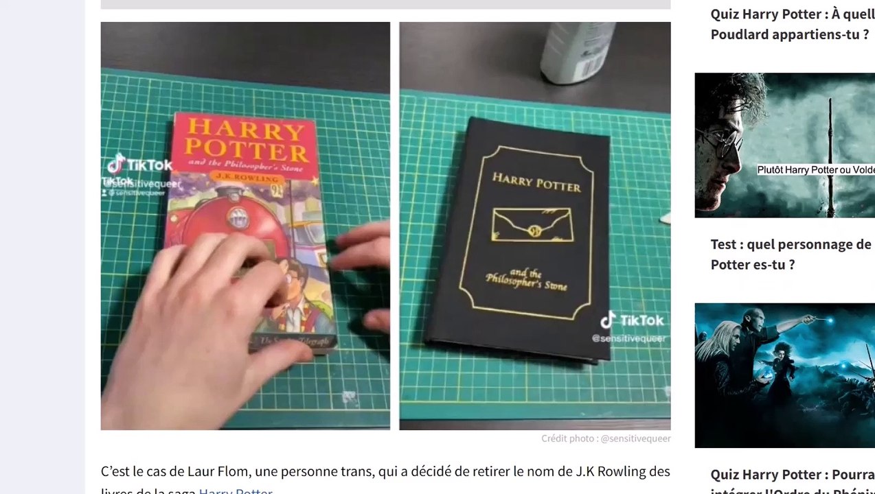 Harry Potter : Une artiste supprime le nom de J.K Rowling des livres et les revend une fortune