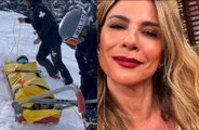 Luciana Gimenez publica vídeo do resgate após grave acidente de esqui nos EUA
