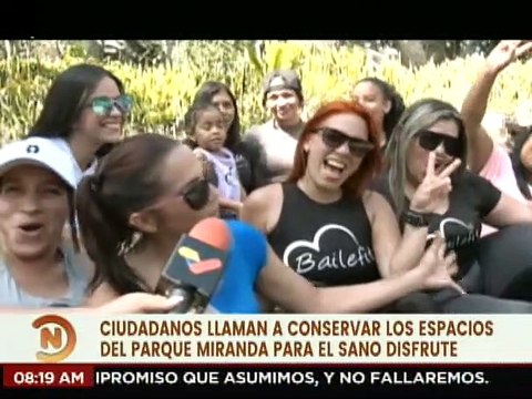 Más de 1.500 personas acuden al Parque Generalísimo Francisco de Miranda por actividades deportivas