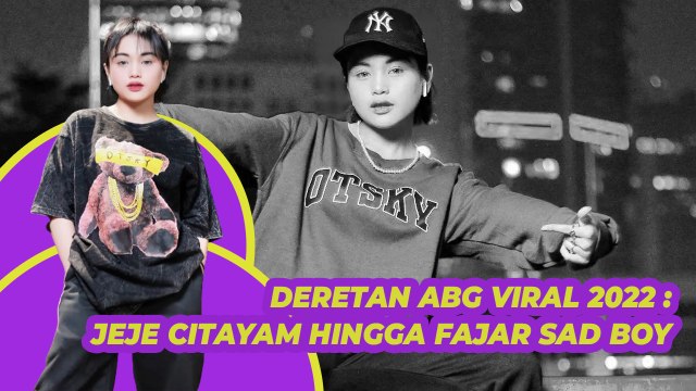 Deretan ABG Viral 2022: Bonge Citayam hingga Fajar Sad Boy
