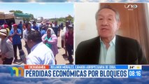 Productores agropecuarios  de Cochabamba se declaran en emergencia por bloqueos en Santa Cruz, reportan pérdidas millonarias