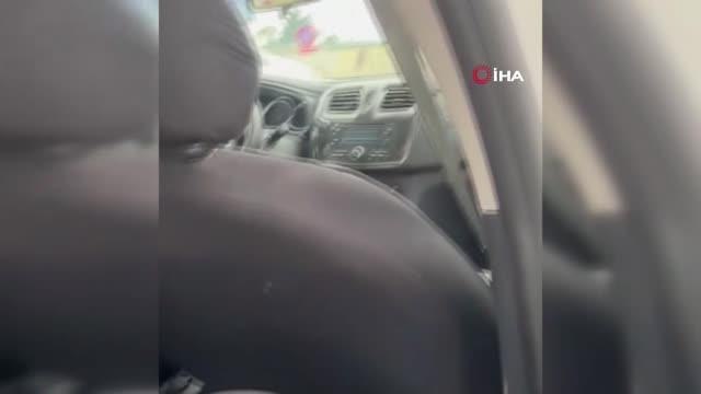 Taksimetre açmayan sürücü, müşteri sandığı sivil polisten 300 lira istedi... O anlar kamerada