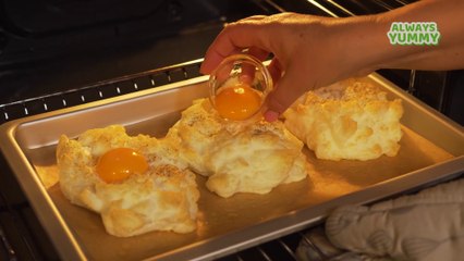 15 Minute Breakfast — Orsini Eggs  Cloud Eggs. Trendy brunch idea. Recipe by Always Yummy!